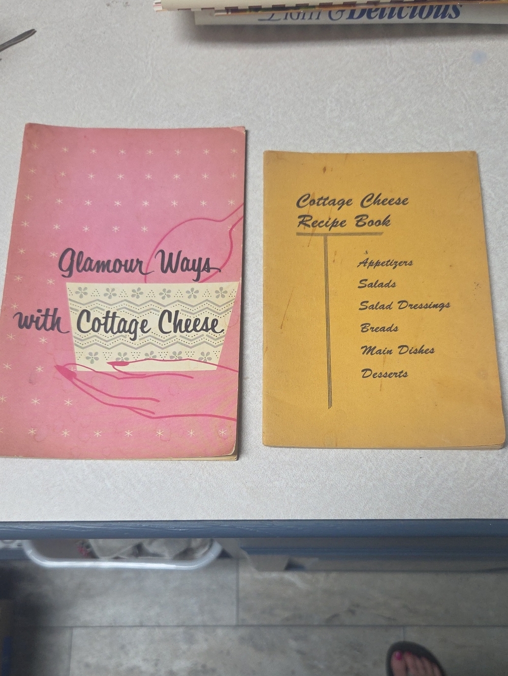 Glamour Ways with Cottage Cheese Recipe Book - Pink